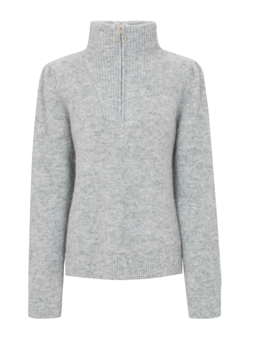 Bilde av WoolLand Loen Knitted sweater 2.0 woman Light Grey